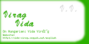 virag vida business card